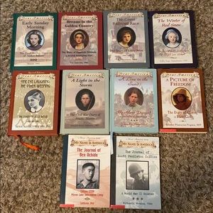Set of Dear America and My Name is America books